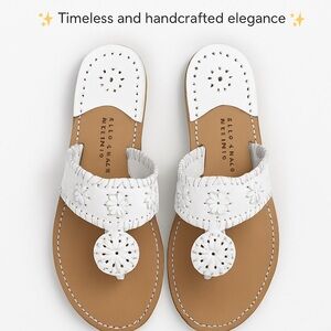 Palm Beach Sandals White and Tan Women's Sandals